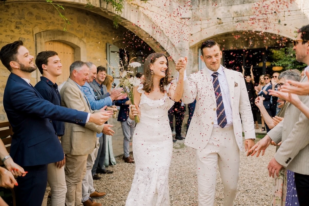 Provence Wedding Venues Two newlyweds