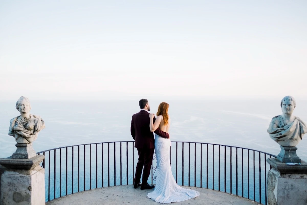 Sposi sulla Terrazza Dell Infinito Ravello